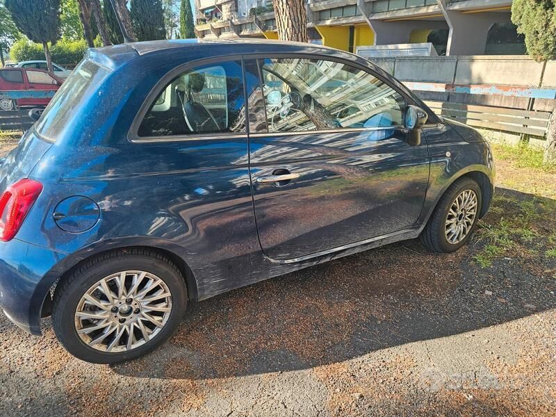 Usata Fiat 500 69 CV (50 kW) 2018 Blu Utilitaria