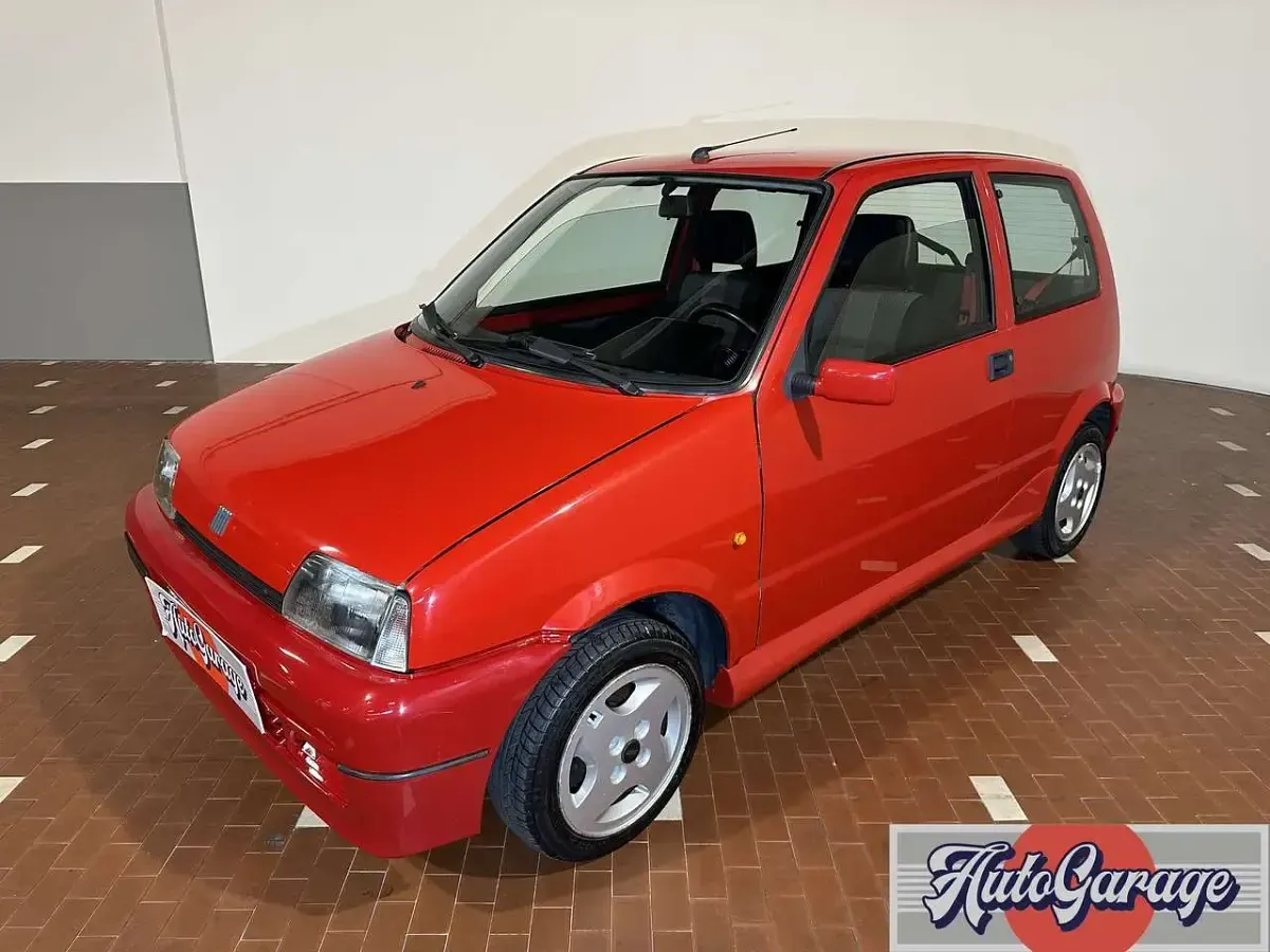 Usata Fiat Cinquecento 54 CV (39 kW) 1998 Rosso Utilitaria