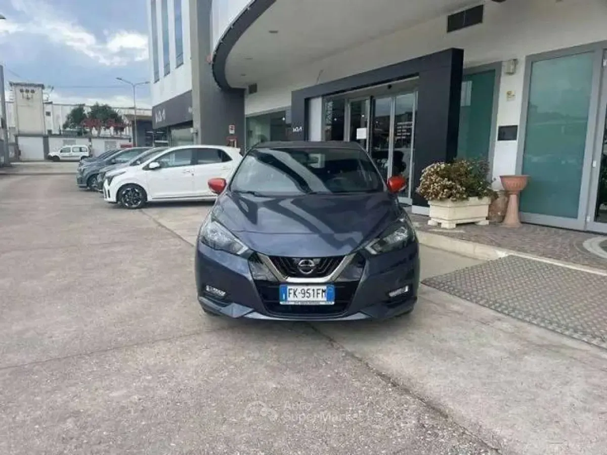 Usata Nissan Micra Acenta 91 CV (66 kW) 2017 Blu Utilitaria