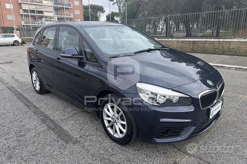 Usata BMW 218 Active Tourer Efficient Dynamics 150 CV (110 kW) 2018 Blu Monovolume