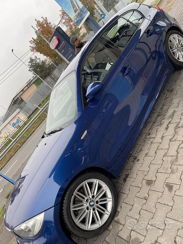 Usata BMW 120 177 CV (130 kW) 2007 Blu Utilitaria