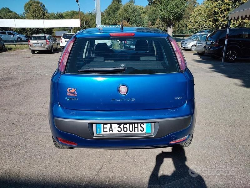 Usata Fiat Punto Evo Active 77 CV (56 kW) 2010 Blu Utilitaria