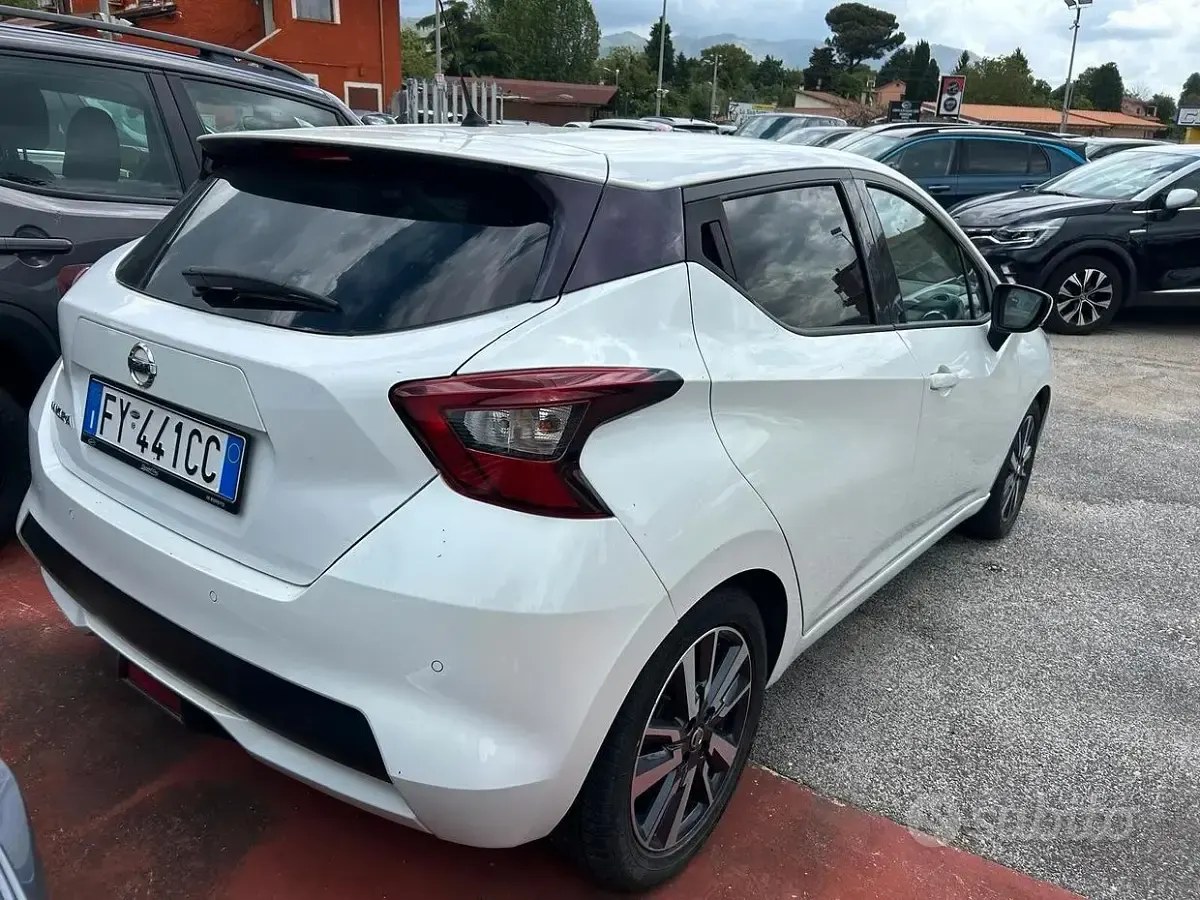 Usata Nissan Micra N-Connecta 90 CV (66 kW) 2019 Bianco Utilitaria