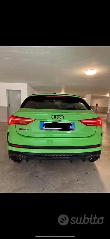 Usata Audi RS Q3 400 CV (294 kW) 2023 Verde SUV