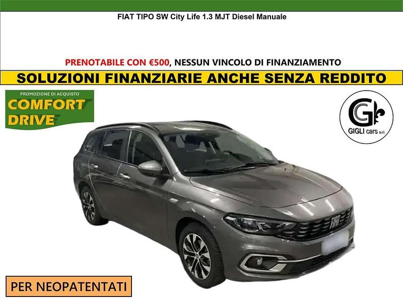 Grigio garbato Usata 2022 Fiat Tipo City Life Station wagon | 10.300 € (Super prezzo) - Immagine 1/4