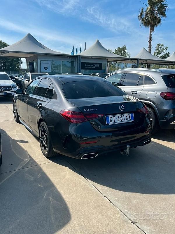 Usata Mercedes C220 Advanced 200 CV (147 kW) 2024 Nero Berlina