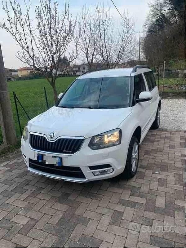 Usata Skoda Yeti GreenLine 105 CV (77 kW) 2014 Bianco SUV