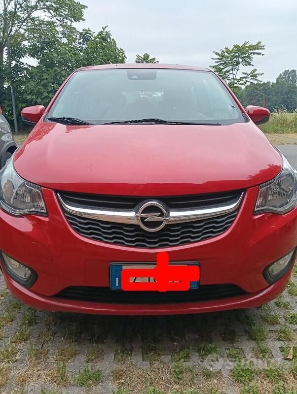 Rosso Usata 2015 Opel Karl Due volumi | 6800 € (Buon prezzo) - Immagine 1/4