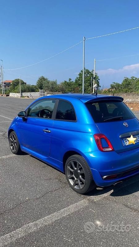 Usata Fiat 500 Sport 69 CV (50 kW) 2019 Blu Berlina