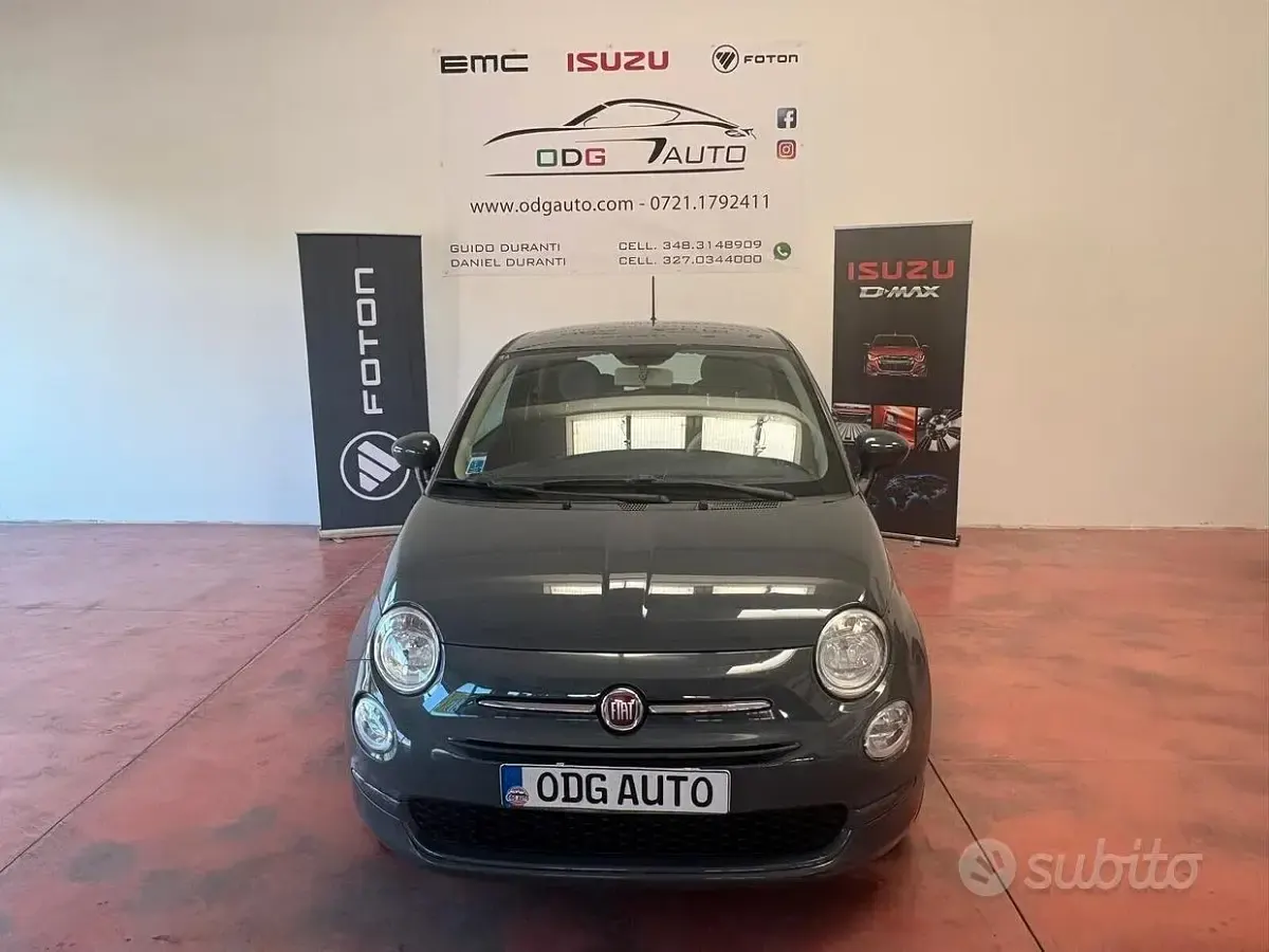 Usata Fiat 500 69 CV (50 kW) 2018 Grigio Berlina