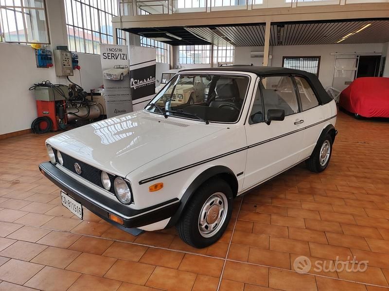 Usata VW Golf Cabriolet 69 CV (50 kW) 1981 Bianco Cabrio