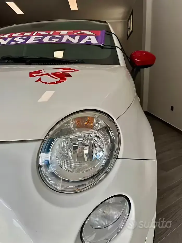 Usata Abarth 500C Custom 135 CV (99 kW) 2013 Bianco Cabrio