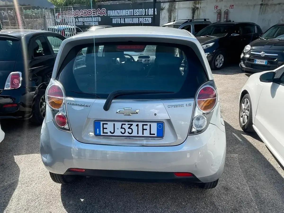 Usata Chevrolet Spark LT 68 CV (50 kW) 2011 Argento Utilitaria