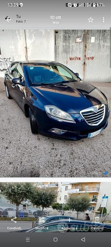 Usata Lancia Delta 119 CV (87 kW) 2009 Blu Utilitaria