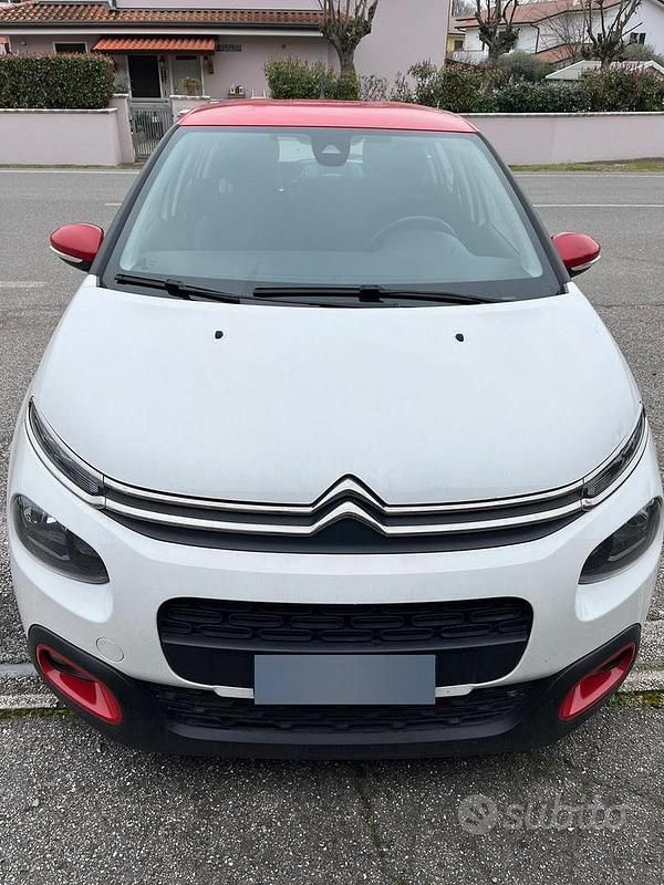 Usata Citroën C3 83 CV (61 kW) 2018 Bianco Utilitaria