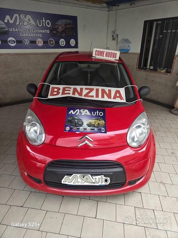 Usata Citroën C1 68 CV (50 kW) 2009 Rosso Utilitaria