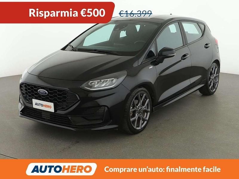 Usata Ford Fiesta ST-Line 125 CV (91 kW) 2022 Nero Utilitaria