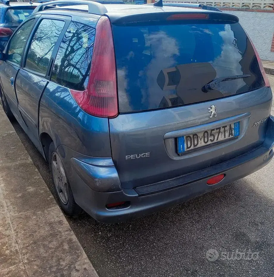 Usata Peugeot 206 68 CV (50 kW) 2007 Grigio Station wagon