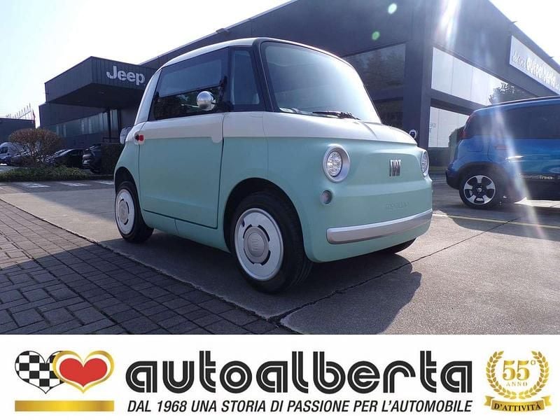 Nuova Fiat Topolino 2026 Verde vita / tetto crema Utilitaria