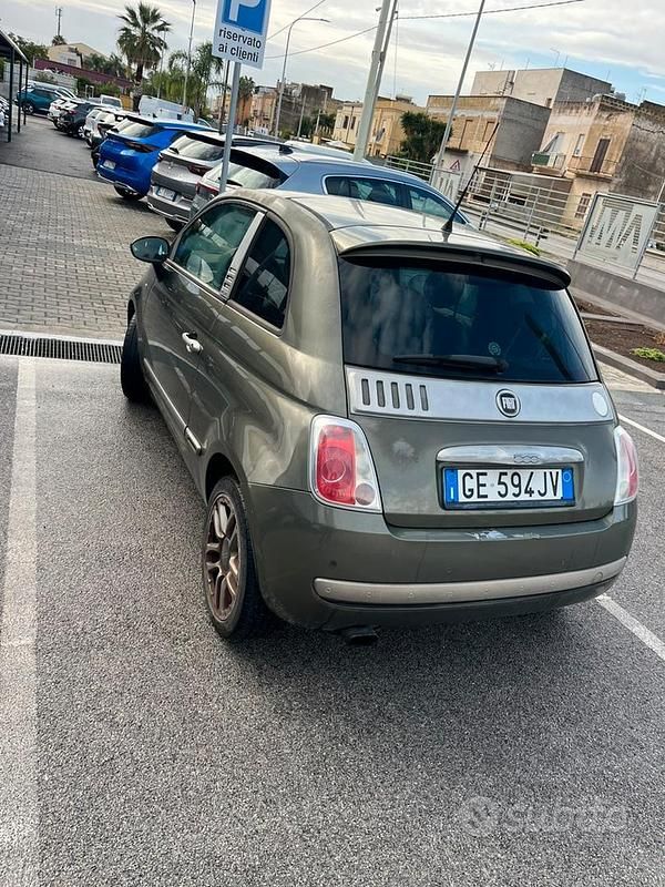 Usata Fiat 500 69 CV (50 kW) 2009 Verde Utilitaria