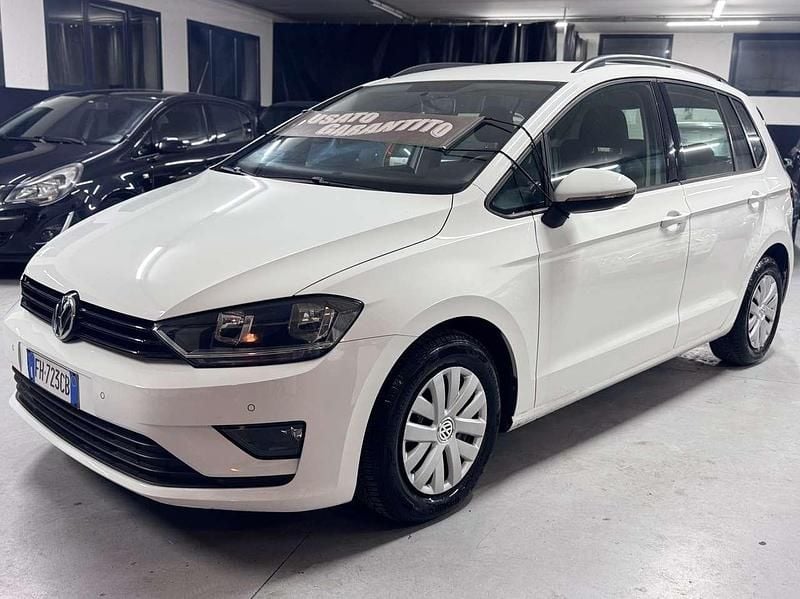 Bianco Usata 2016 VW Golf Sportsvan Monovolume | 9999 € (Buon prezzo) - Immagine 1/4