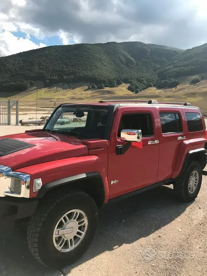 Usata Hummer H3 245 CV (180 kW) 2009 Rosso SUV