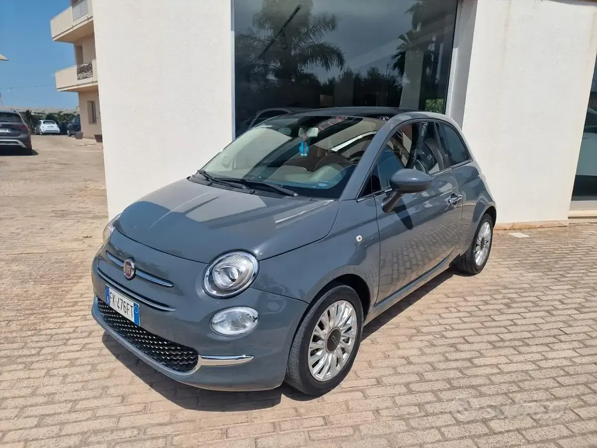 Usata Fiat 500 Mirror 69 CV (50 kW) 2017 Grigio Berlina