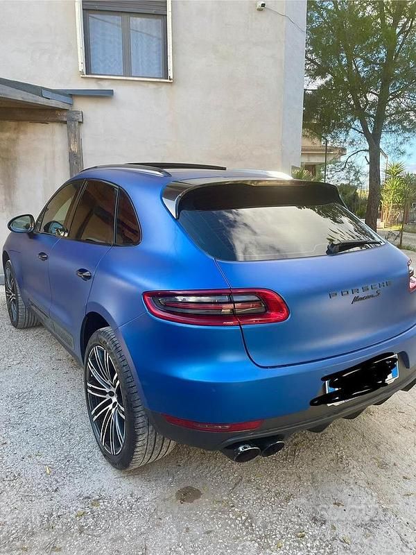 Usata Porsche Macan S 374 CV (275 kW) 2014 Blu SUV