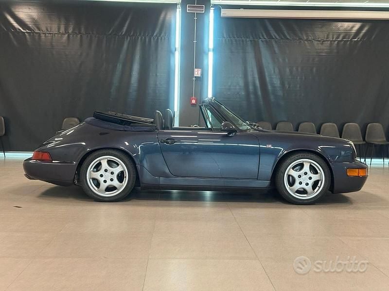 Usata Porsche 911 Carrera Cabriolet 250 CV (183 kW) 1991 Blu/azzurro Cabrio