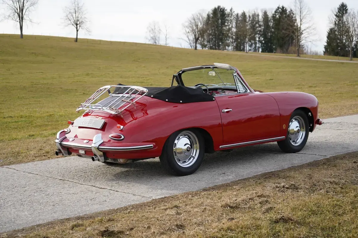 Usata Porsche 356 B 90 CV (66 kW) 1962 Rosso Cabrio