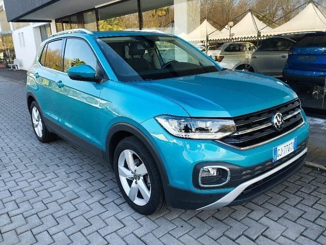 Usata VW T-Cross Advance 110 CV (80 kW) 2022 Azzurro SUV