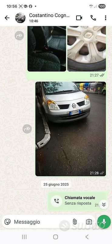 Usata Renault Modus 65 CV (47 kW) 2005 Grigio Monovolume