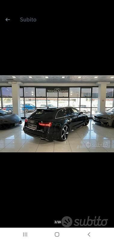 Usata Audi A6 S-Line 190 CV (139 kW) 2016 Nero Station wagon