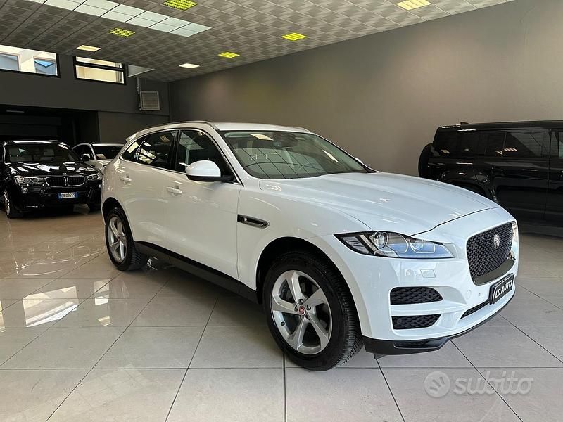Usata Jaguar F-Pace Portfolio 180 CV (132 kW) 2019 Bianco SUV