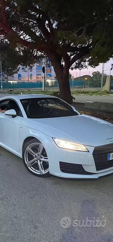 Usata Audi TT S-Line 184 CV (135 kW) 2015 Bianco Coupé