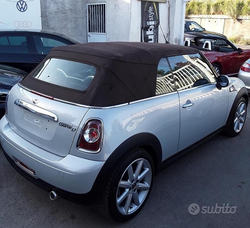 Usata Mini Cooper D Cabriolet 112 CV (82 kW) 2013 Grigio Cabrio