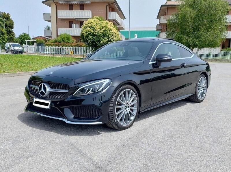 Usata Mercedes C250 Premium Plus 204 CV (150 kW) 2017 Nero Coupé