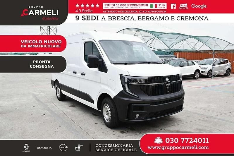 Nuova Renault Master 55 kW (75 CV) 2026 Bianco minerale: opaca Monovolume