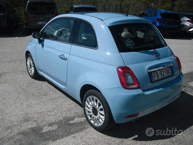 Usata Fiat 500 Lounge 69 CV (50 kW) 2015 Blu Berlina