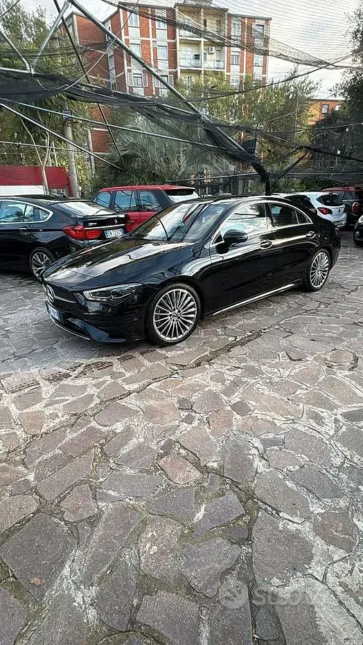 Usata Mercedes CLA200 AMG Line Premium Plus 150 CV (110 kW) 2025 Nero Berlina