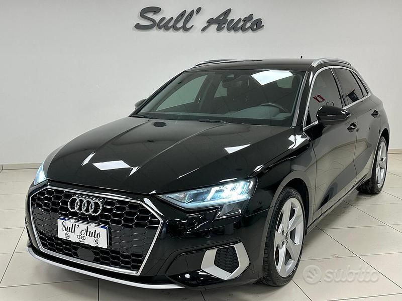 Nero Usata 2021 Audi A3 Advanced Plus Tre volumi | 26.900 € (Cara) - Immagine 1/4