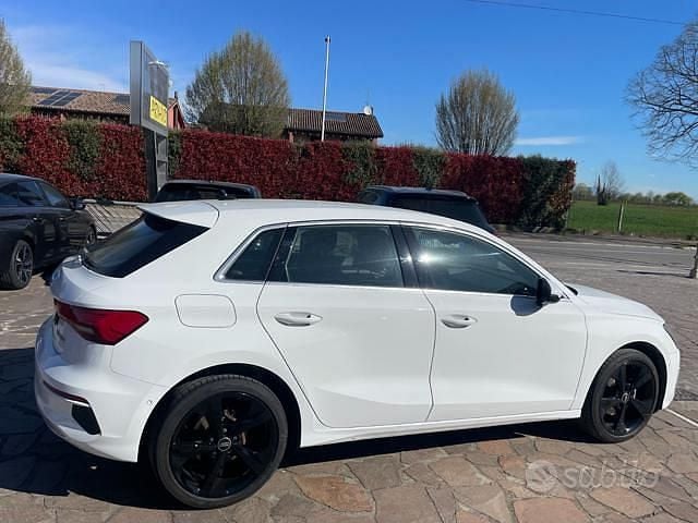 Usata Audi A3 Advanced 110 CV (80 kW) 2022 Bianco Berlina