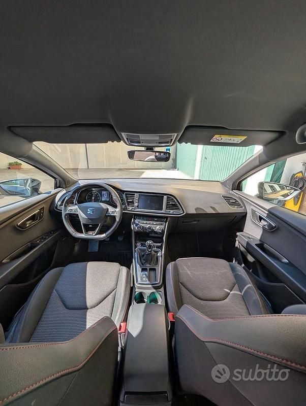 Usata Seat Leon FR 150 CV (110 kW) 2018 Nero Berlina