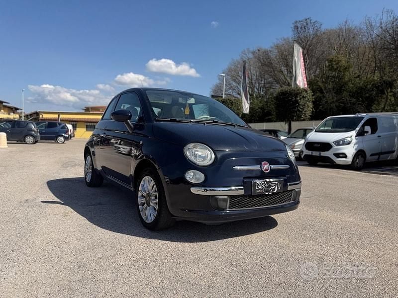 Usata Fiat 500 Lounge 69 CV (50 kW) 2010 Blu Berlina