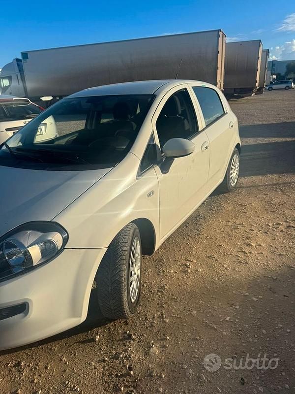 Usata Fiat Punto Evo 75 CV (55 kW) 2015 Bianco Utilitaria