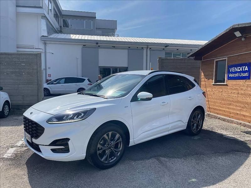 Bianco pastello Usata 2022 Ford Kuga ST-Line SUV | 23.700 € (Buon prezzo) - Immagine 1/4