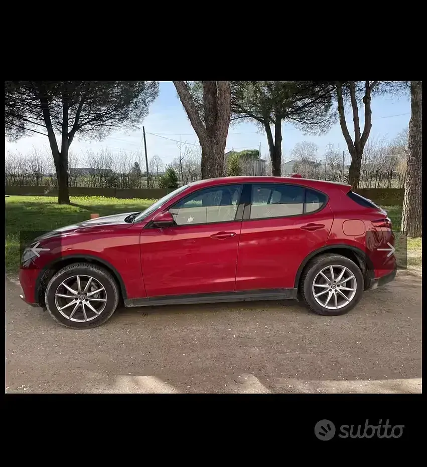 Usata Alfa Romeo Stelvio 180 CV (132 kW) 2018 Rosso SUV