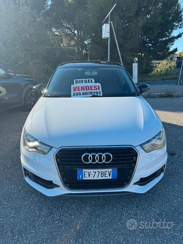 Usata Audi A1 S-Line 90 CV (66 kW) 2014 Bianco Utilitaria