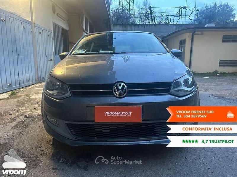 Usata VW Polo Comfortline 75 CV (55 kW) 2010 Gray Utilitaria