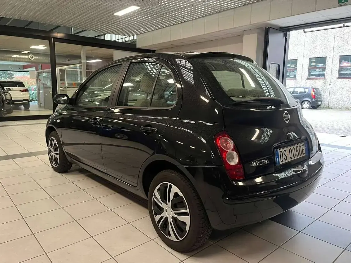 Usata Nissan Micra Acenta 80 CV (58 kW) 2008 Nero Berlina